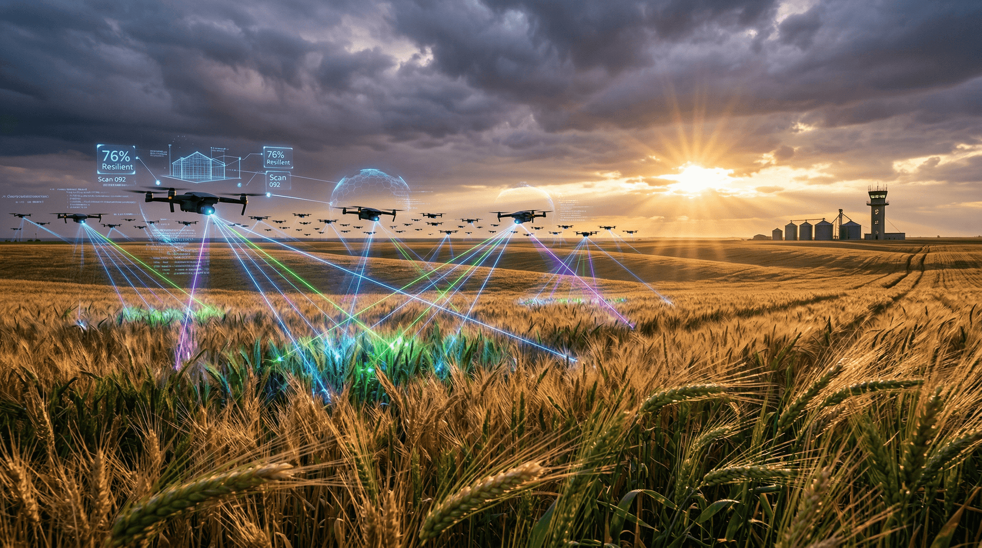 500 AI Drones Wheat Hunt Kansas Fields for Resilient Strains
