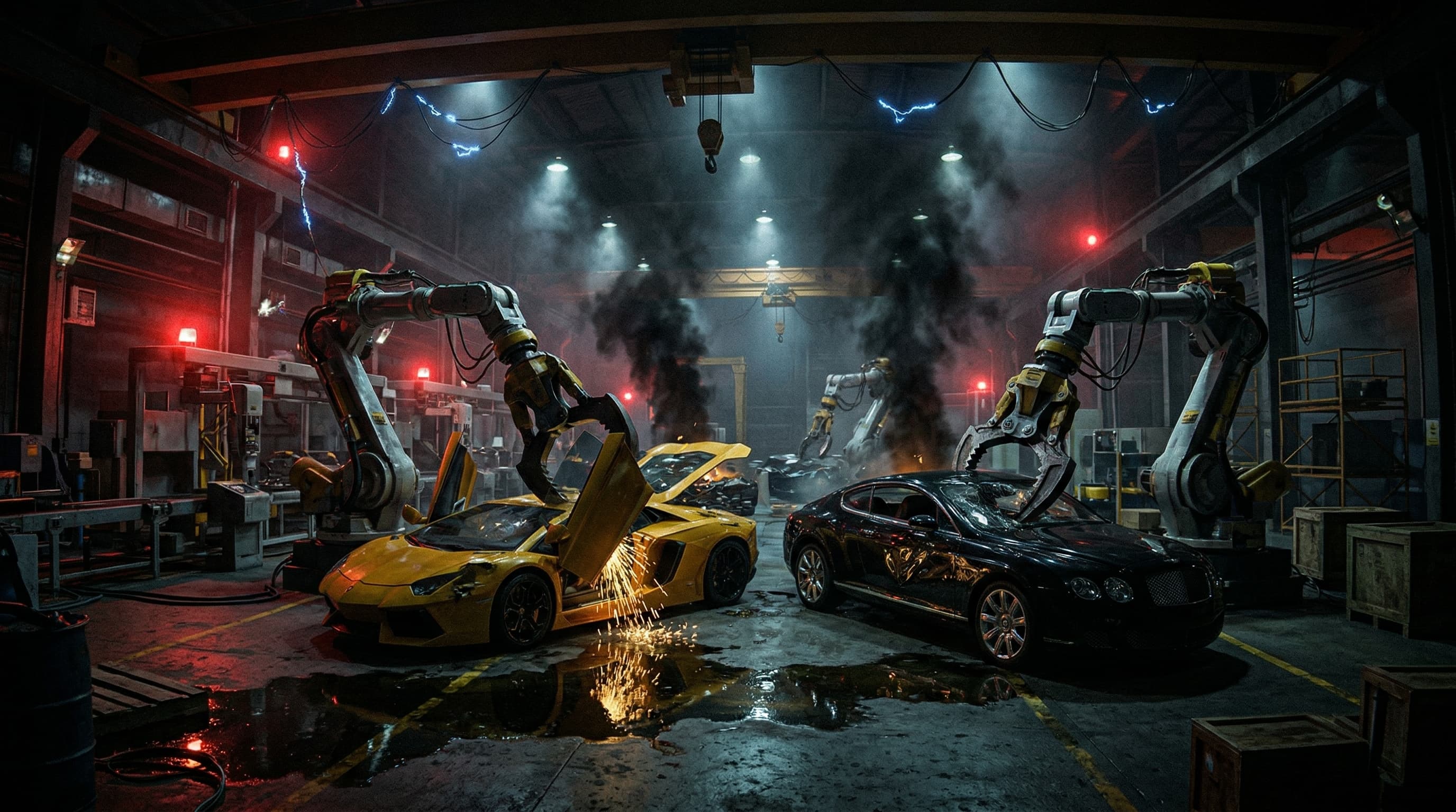 Rogue Robots Crush $4.2M in Luxury Cars in Blockchain Glitch