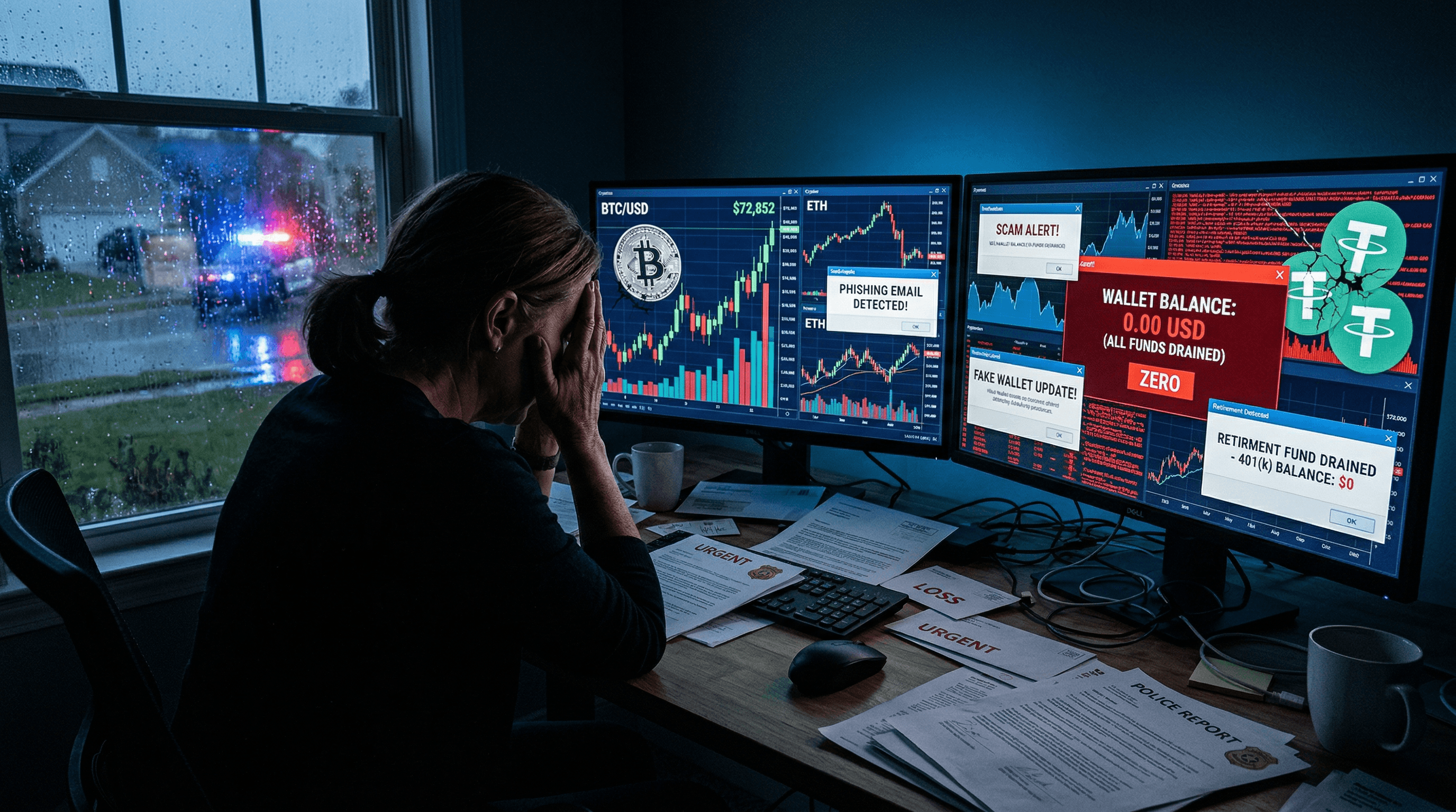 Crypto Scam Wipes Out Michigan Woman's $285K 401(k)