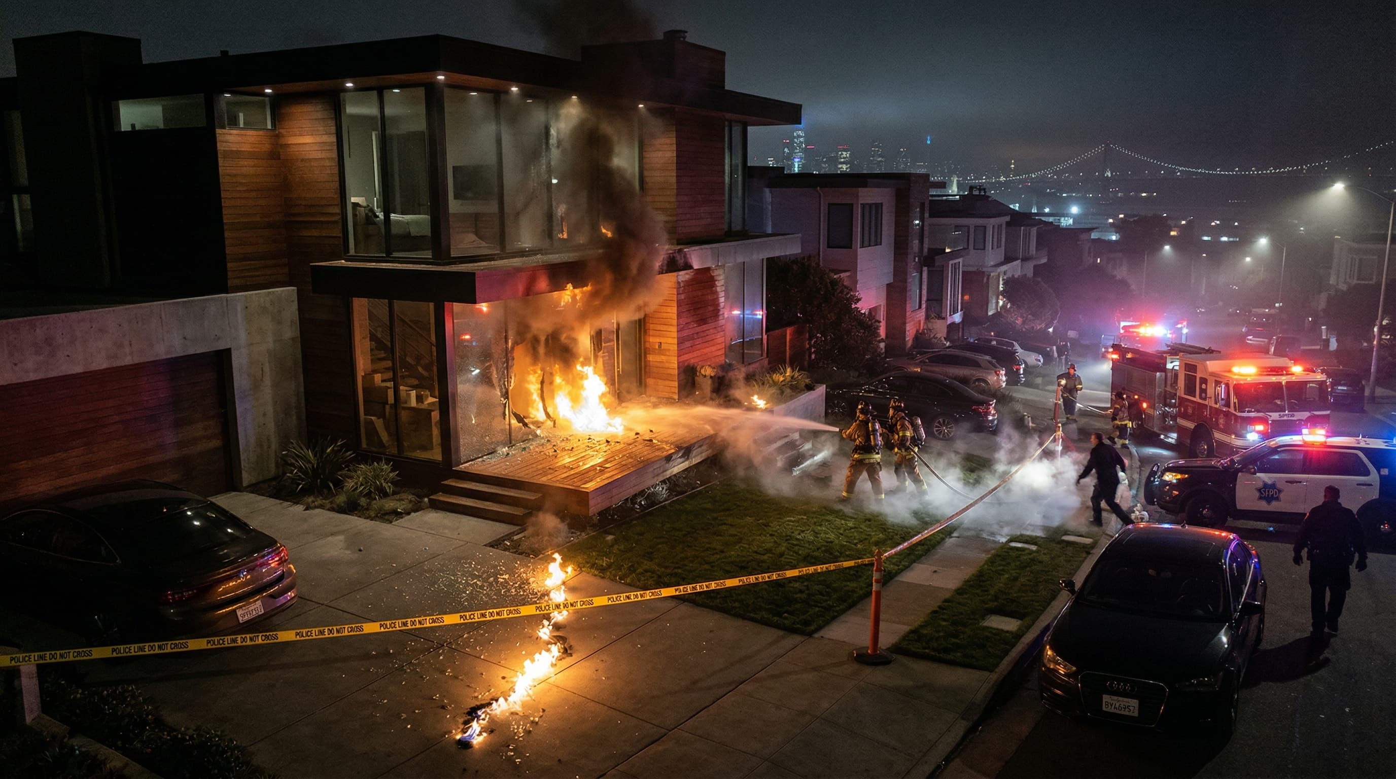 Molotov Attack Sam Altman Scorches SF Home