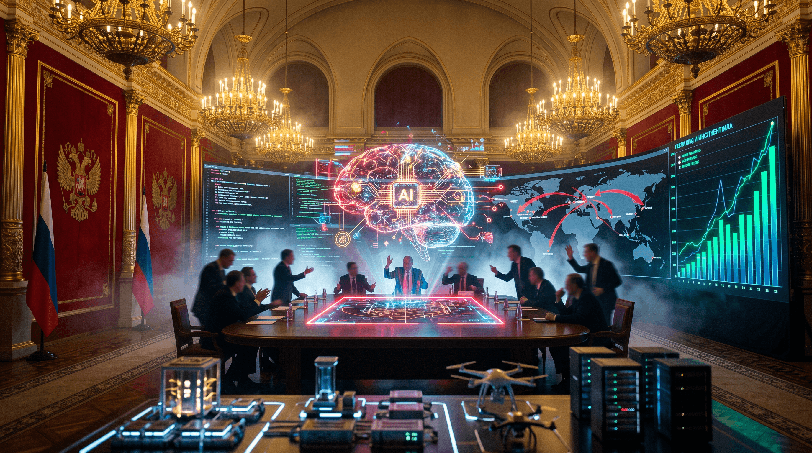 Putin AI Summit: $50B Pledge to Beat West in AI Race