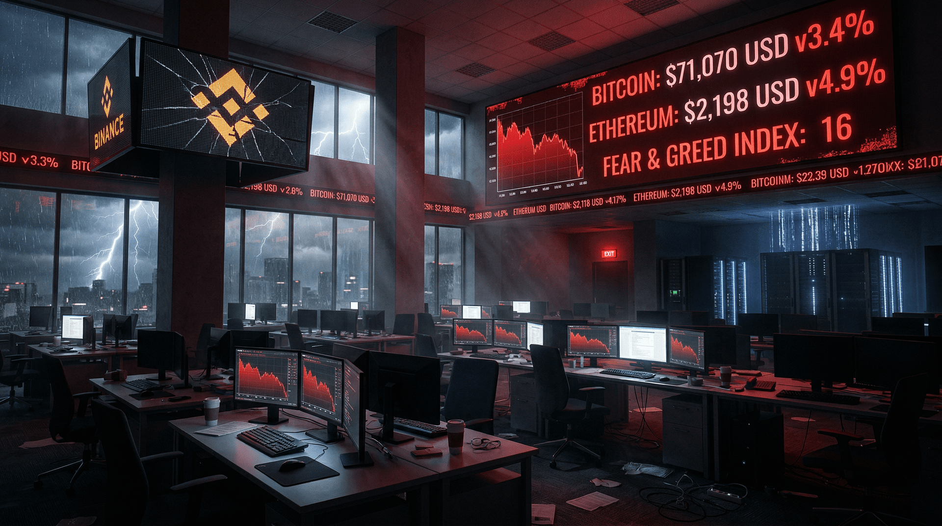 Binance Deposits Decline 45% to Lowest in Months Amid Crypto Fear