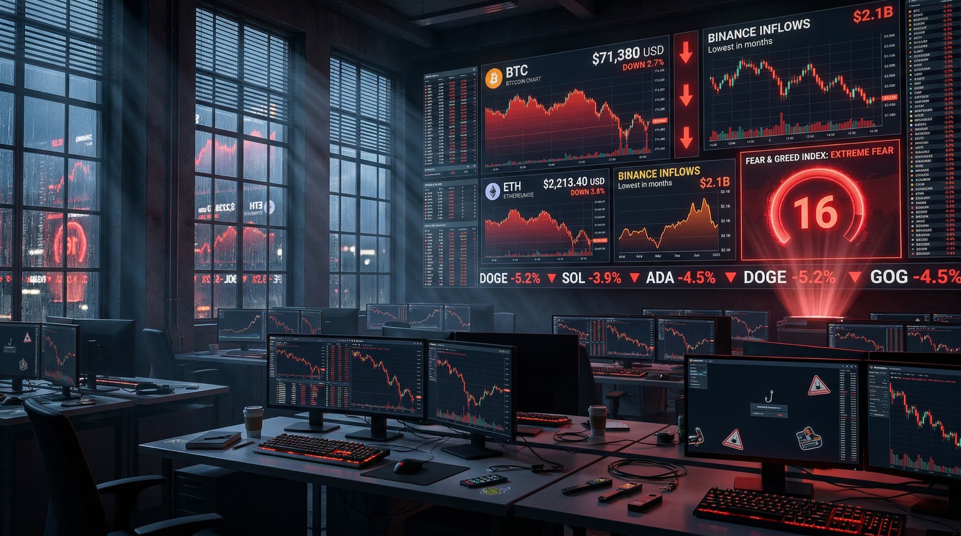 Binance Deposits Plunge 75% to Multi-Month Lows on Crypto Panic