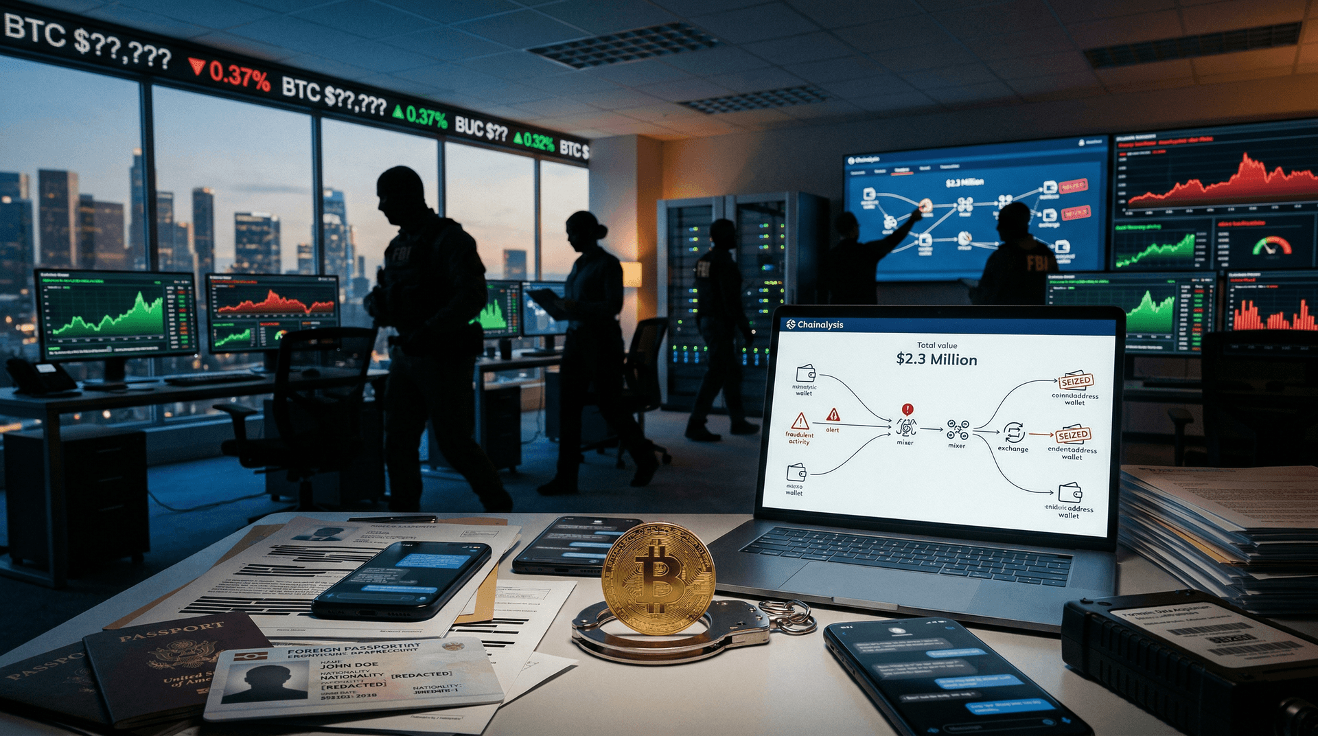 Crypto Accounts Seized: Feds Nab $2.3M in Laundering Bust