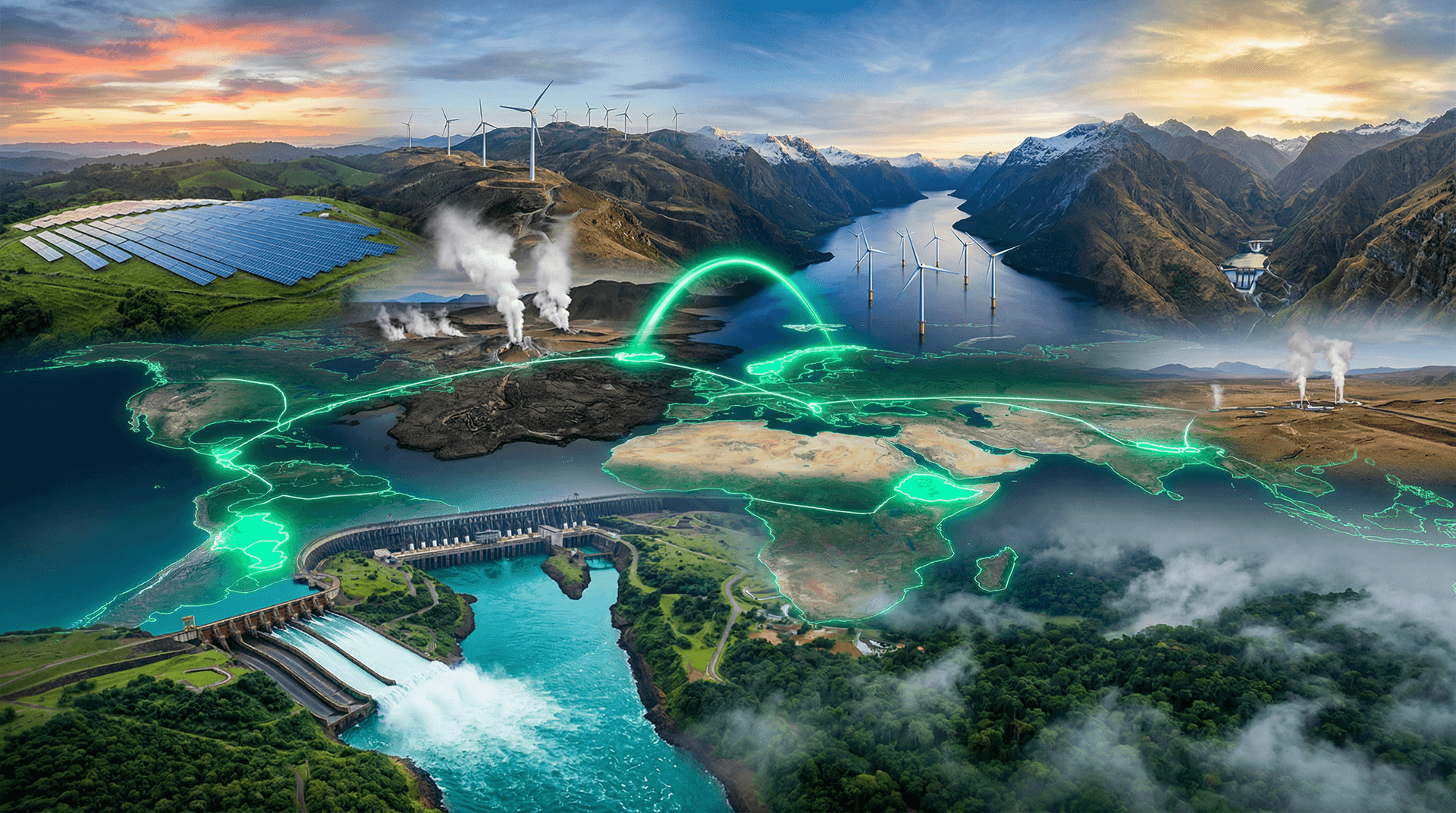 7 Renewable Electricity Countries Hit 98%+ as Oil Loses $450B