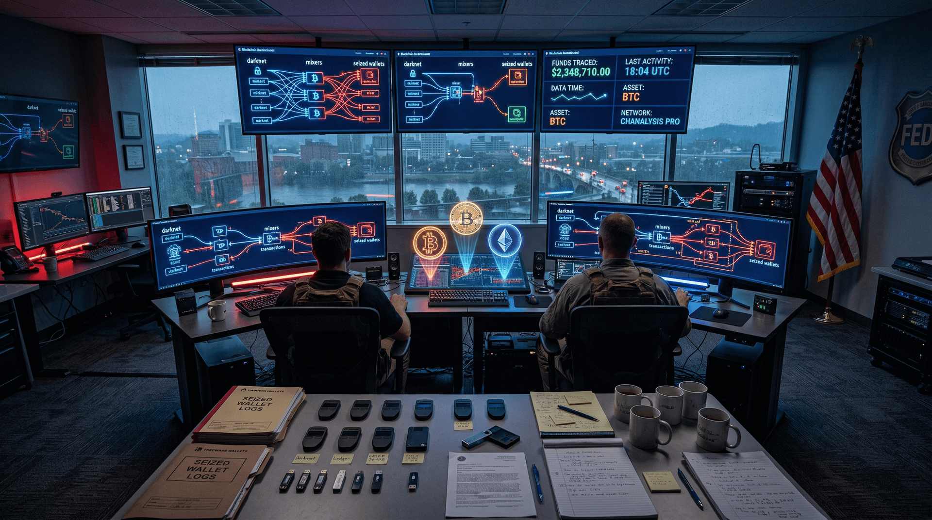 Chattanooga Crypto Seizure: $2.3M Laundering Bust