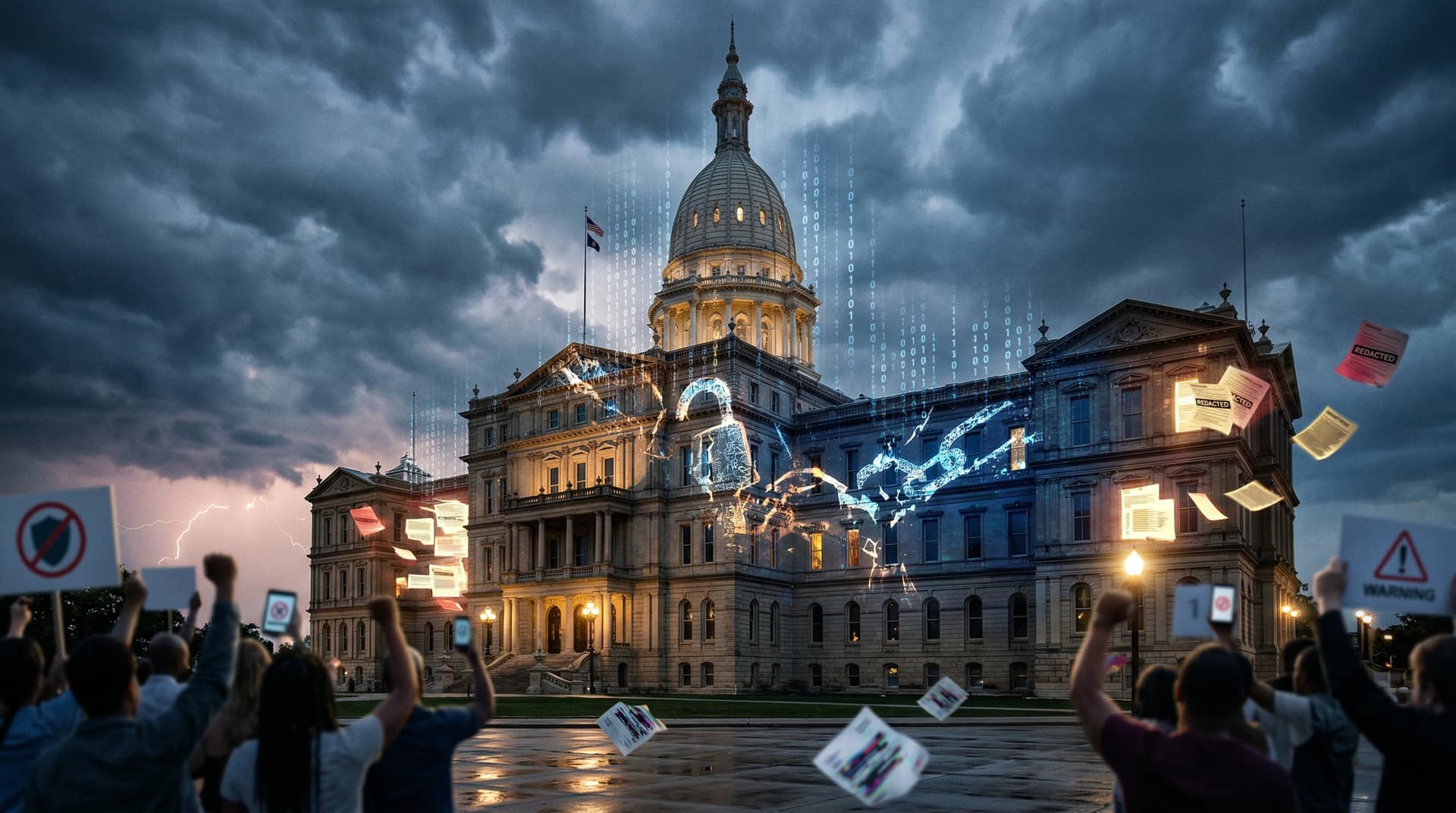 Michigan Digital Age Bills Pulled After 500% Privacy Complaints Surge