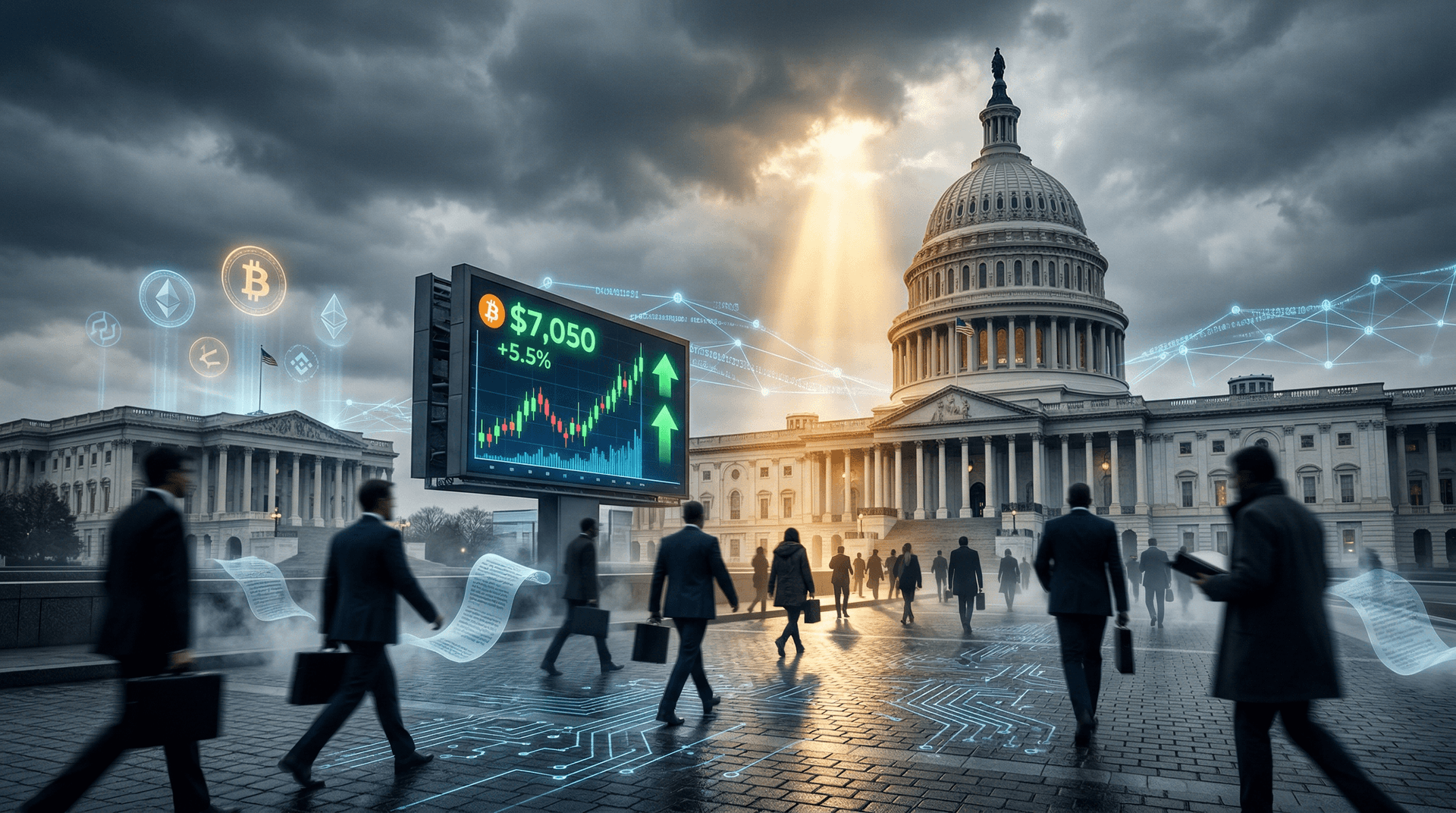 Yellen Crypto Legislation Push in Senate Sparks Bitcoin 5.5% Surge to $74,622