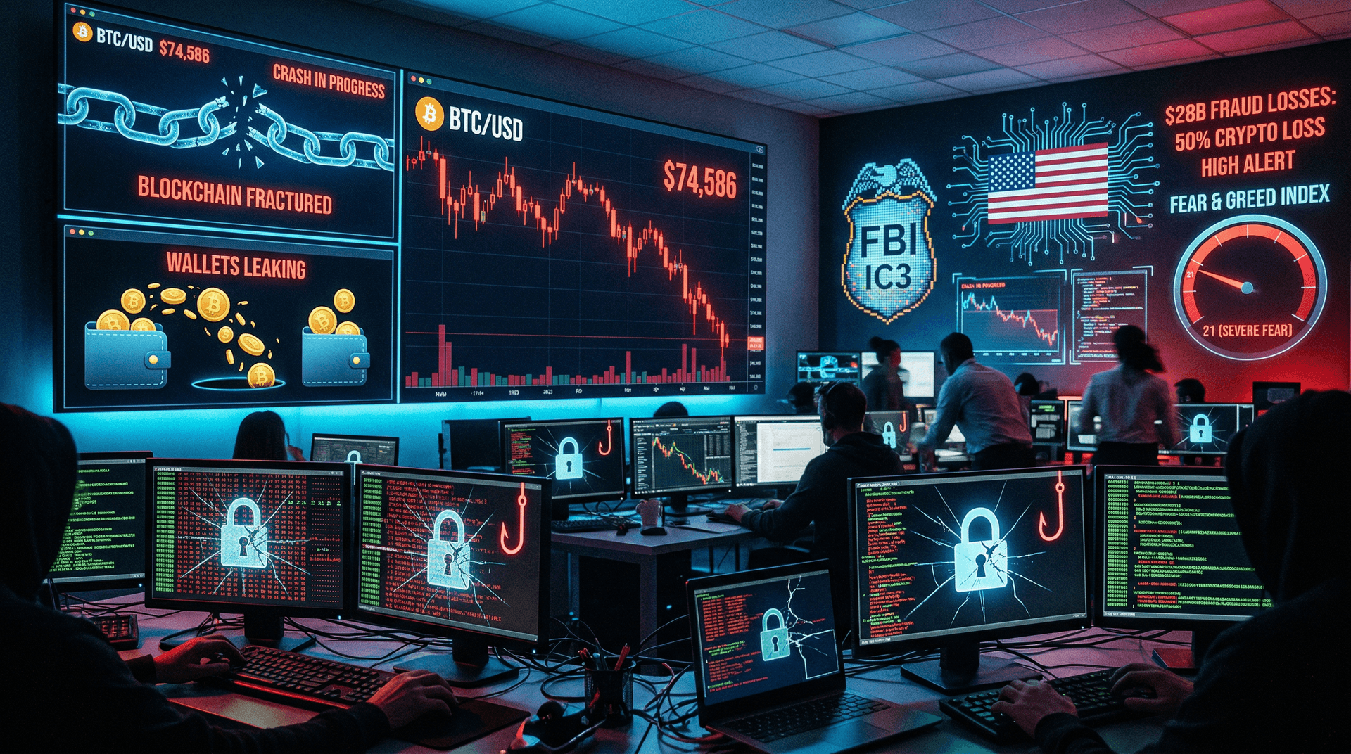 FBI IC3 Report: Crypto Scams Seized 50% of $28B 2025 US Fraud Losses