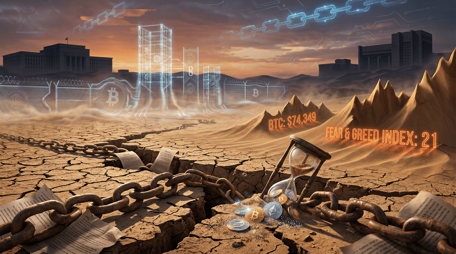 Crypto Second Act Risks Regulatory Mirage as Fear Index Hits 21