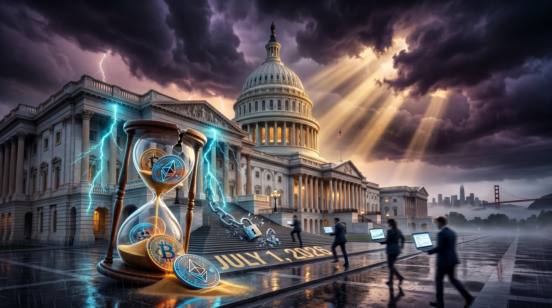 California Crypto License Deadline Hits July 1, 2026: BTC Drops 1.1% to $73,877