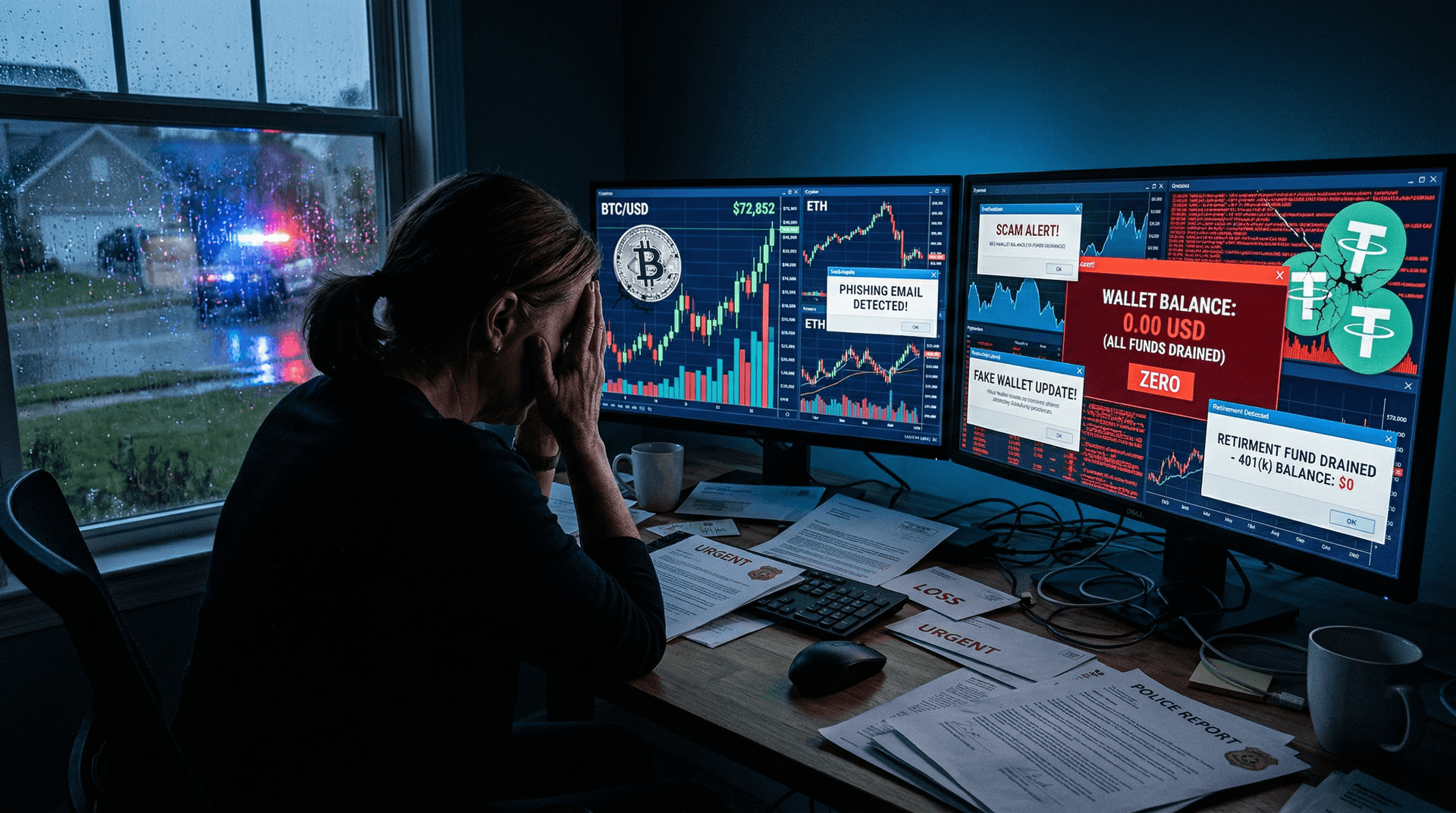 Crypto Scam Wipes Out Michigan Woman's $285K 401(k)